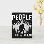 Funny Introvert Bigfoot People Not A Big Fan Dad J Karte (Gelbe Blume)