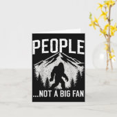 Funny Introvert Bigfoot People Not A Big Fan Dad J Karte (Gelbe Blume)