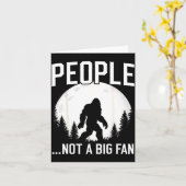 Funny Introvert Bigfoot People Not A Big Fan Dad J Karte (Gelbe Blume)