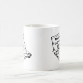 Funny Introvert Cat Mug – Too Tired To Care Kaffeetasse (Mittel)