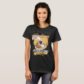 Funny Introvert Cat Pun Humor Design T-Shirt (Vorne ganz)