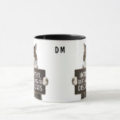 Funny Introvert Cats Sign Tasse (Zentrum)