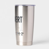 Funny Introvert Definition – Quiet Personality Thermobecher (Links)