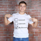 Funny Introvert Extrovert Buchtrovert Buch Lover T-Shirt