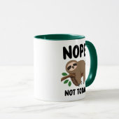 Funny Introvert Humor with a Lazy Sloth Tasse (VorderseiteRechts)