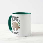Funny Introvert Humor with a Lazy Sloth Tasse (Vorderseite Links)