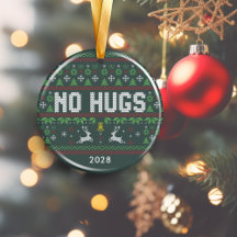 Funny Introvert No Hugs Ugly Weihnachtssüßer