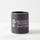 Funny Introvert Panda Mug – Creative in Isolation Tasse (Zentrum)
