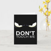 Funny Introvert Saying Evil Eye - Don't Touch Me B Karte (Gelbe Blume)