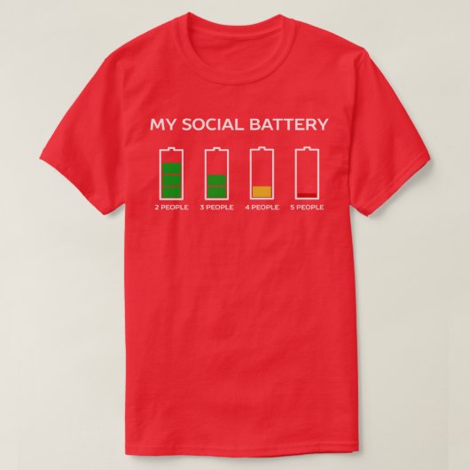 Funny Introvert Spaß TShirt (Design vorne)