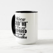 Funny Introvert Tasse (Vorderseite Links)