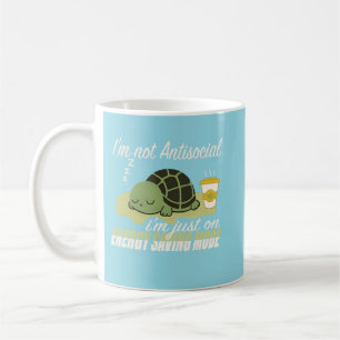 Funny Introvert Zitat Ich bin nur über Energie Ret Kaffeetasse