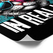 Funny Introvertieren Cat Wie blockiere ich Sie Ret Poster (Ecke)