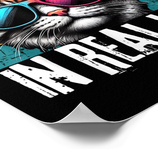 Funny Introvertieren Cat Wie blockiere ich Sie Ret Poster (Ecke)