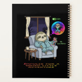 Funny Introvertieren Sloth Low Social Battery Adve Planer (Rückseite)