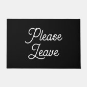 Funny Introvertierte "Bitte Verlass" einfach Zitat Fußmatte (Vorderseite)