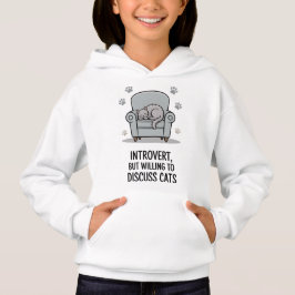 Funny Introvertierte Zitat mit schlafender grauer Hoodie