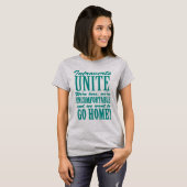 Funny Introverts Typografie T-Shirt (Vorne ganz)