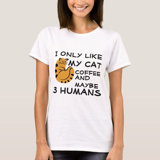 Funny Introverts zitiert, dass ich nur meinen Katz T-Shirt (Vorderseite)