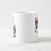 Funny Investigation Dog Design Jumbo-Tasse (Vorderseite)