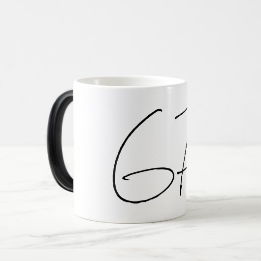 funny invisible 67 mug verwandlungstasse (Vorderseite Links)
