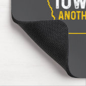 Funny Iowant Another Beer Iowa Beer Distressed Mousepad (Ecke)