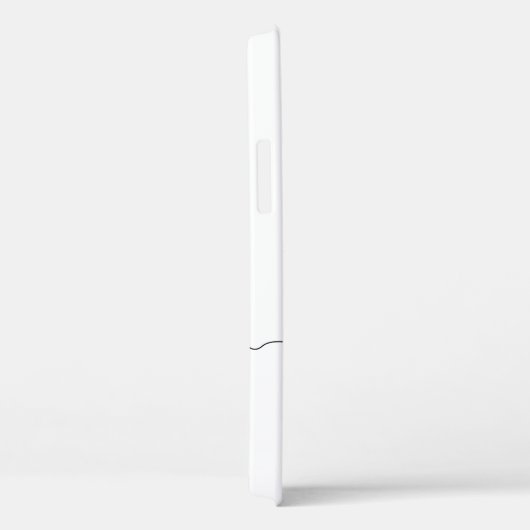 Funny iPhone Case mit Neugier Augen - Lächeln (Rückseite / Rechts)