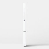 Funny iPhone Case mit Neugier Augen - Lächeln (Rückseite / Links)