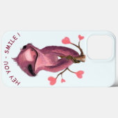 Funny iPhone Case mit Playful Sloth - Benutzerdefi (Rückseite (Horizontal))