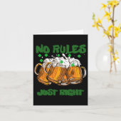 Funny Ireland Irish 4 Leaf St Paddys Karte (Gelbe Blume)