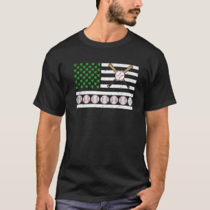 Funny Irish American Flag Baseball St. Patrick's D T-Shirt
