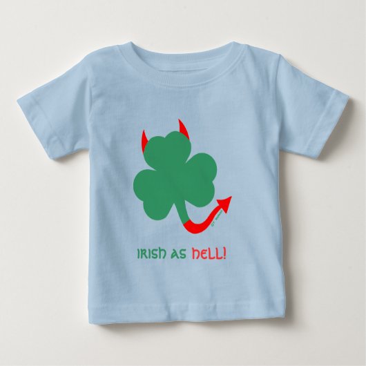 Funny Irish Baby Boys Bekleidung Baby T-shirt (Vorderseite)