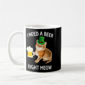 Funny Irish Beer Cat St Patricks Day Drinking With Kaffeetasse (Links)