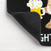 Funny Irish Beer Cat St Patricks Day Drinking With Mousepad (Ecke)