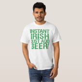 Funny Irish Bier Spaß T-Shirt (Vorne ganz)