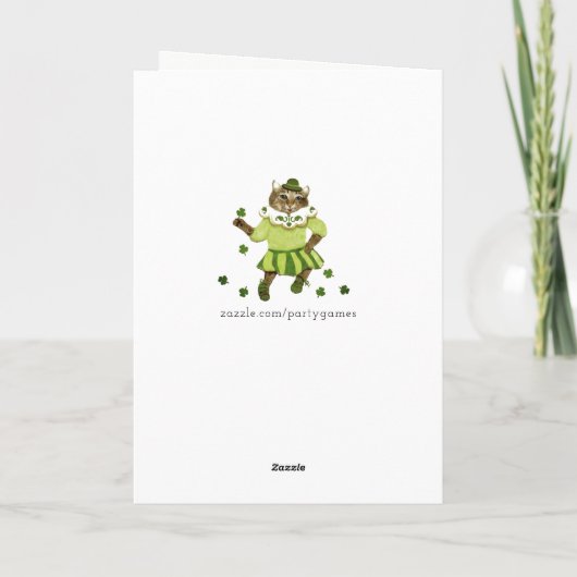 Funny Irish Birthday Card Karte (Rückseite)