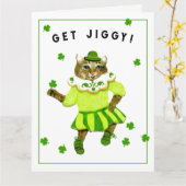 Funny Irish Birthday Karte (Gelbe Blume)