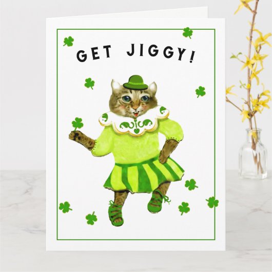 Funny Irish Birthday Karte (Gelbe Blume)