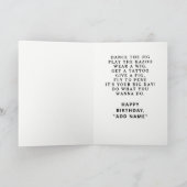 Funny Irish Birthday Karte (Innenseite)