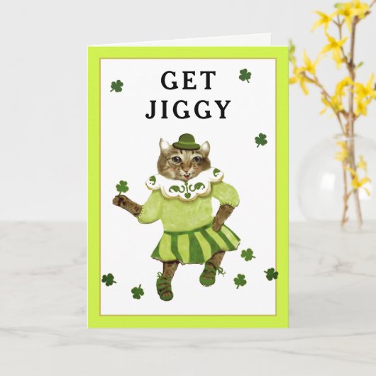 Funny Irish Birthday Karte (Gelbe Blume)