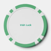 Funny Irish Cat Lucky Poker Chip (Rückseite)