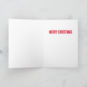 Funny Irish Christmas Gingerbrot Kilt Bagpipe Karte (Innenseite)