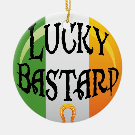 Funny Irish Christmas Ornament (Vorne)