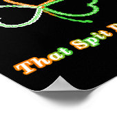 Funny Irish Dna Test Results - Ireland Ancestry An Poster (Ecke)