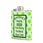 Funny Irish Drink Spaß Joke Booze Whiskey Flachmann (Links)