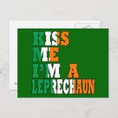 Funny Irish Drink Sprichwort Postkarte (Vorne/Hinten)