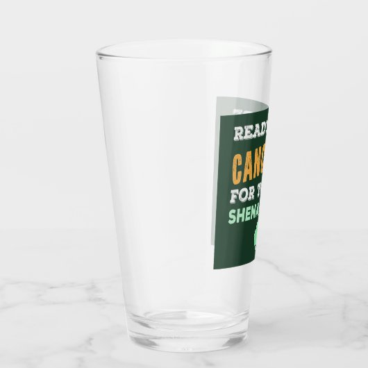 Funny Irish Drinking Shenanigans storniert Zitat Glas (Rechts)