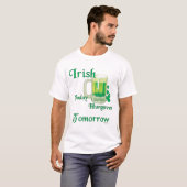 Funny Irish Drinks T-Shirt (Vorne ganz)