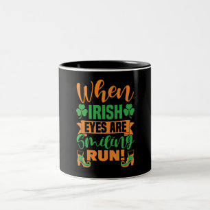 Funny Irish Eyes Tasse