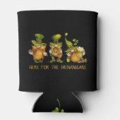 Funny Irish Gnomes Shenanigans St Patrick's Day Dosenkühler (Rückseite)